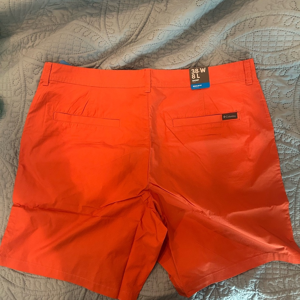 Men’s new Columbia shorts size 38Wx8L
